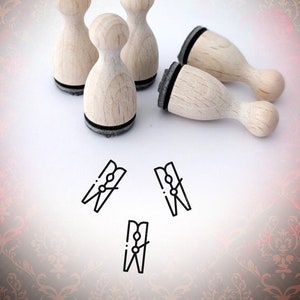 Clothespin Mini Stamp