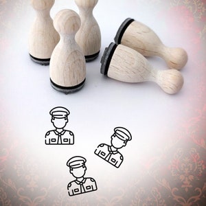 Politieagent Stempel Mini Stempel