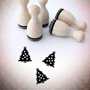 Mini timbro dell'albero di Natale Mini timbro