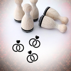 Hochzeit Ringe Mini Stempel Mini-Stempel