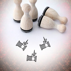 Garnrolle Nadel Stempel Mini-Stempel