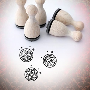 Mini Timbre Hippie Mandala Timbre