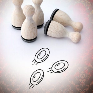 Ministempel Sommer Frisbee Stempel