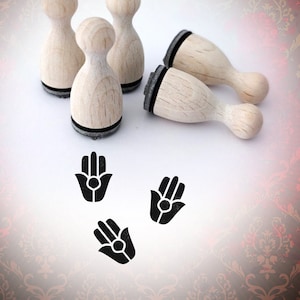 Mini carimbo selo Hamsa