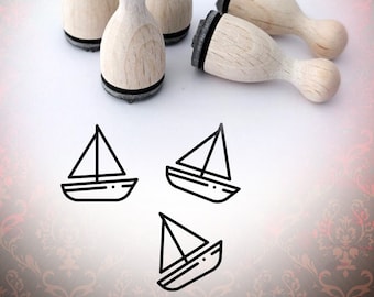 Segelschiff Mini Stempel Mini-Stempel