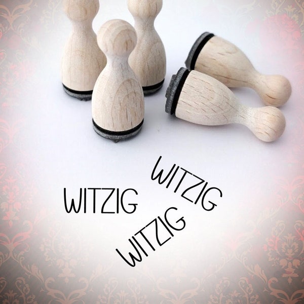 Mini Stamp Lettering Witzig