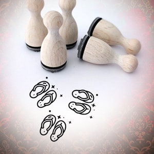 Ministempel Hippie FlipFlops Stempel
