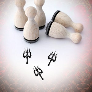 ॐ Shivas Trident Trishul Mini Stamp Stamp ॐ