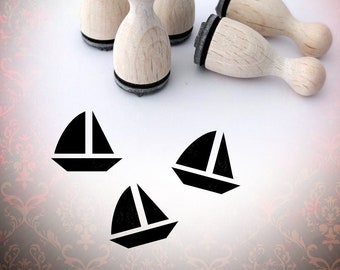 Segelschiff Mini Stempel Mini-Stempel