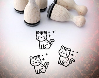 Domestic Animal Cat Mini Stamp