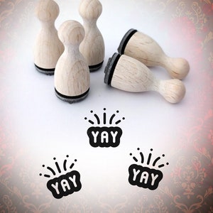 Ministempel YAY Texte Estampille