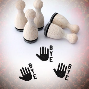 Ministempel BYE Text Stempel