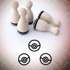 Ministempel Pokeball Stempel