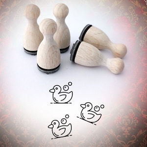 Mini Stempel Badkamer Quiche Duck Stamp