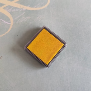 Gelb Stempelkissen 4x4cm