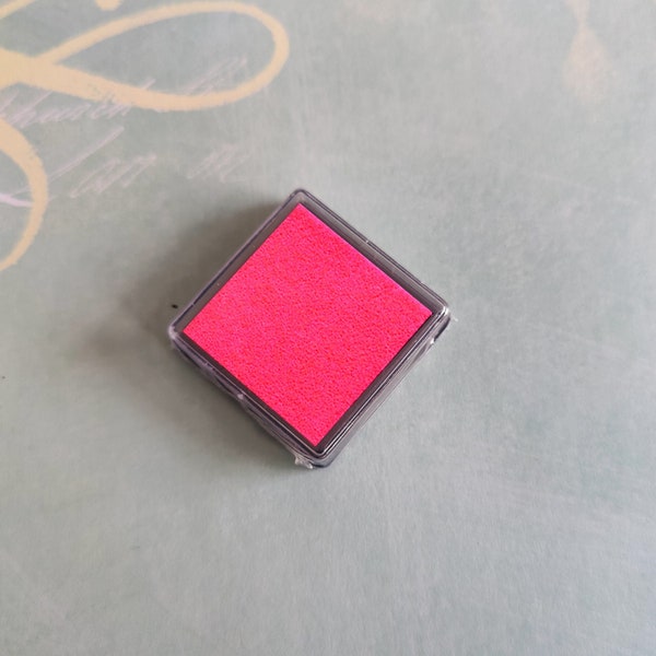 Pink Stempelkissen 4x4cm