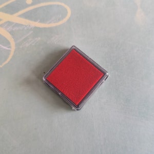 Ink pad in red