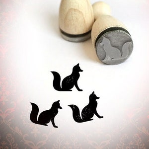 Mini timbre renard