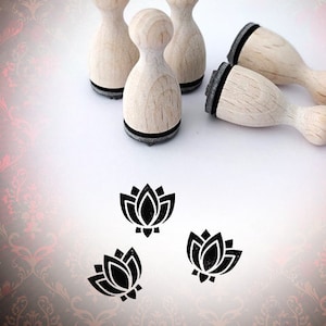 ॐ Fiore di loto Mini francobollo ॐ