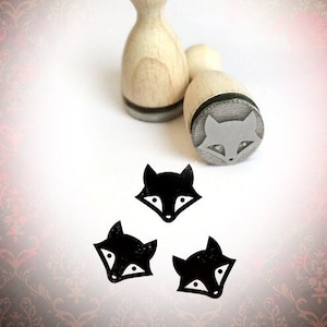 Mini timbre fox fox head