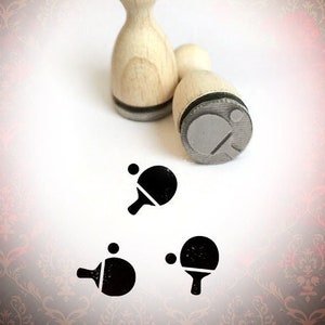 Raquete de tênis de mesa mini carimbo