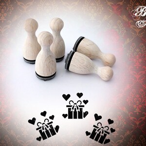 Hochzeitsgeschenk Mini Stempel Mini-Stempel