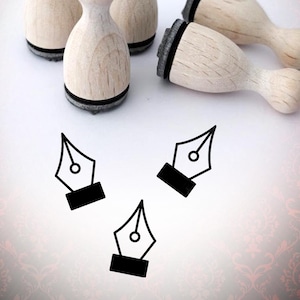 Mini stempel vulpenpunt stempel