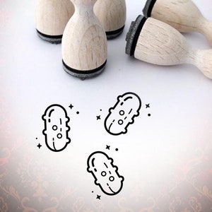 Komkommer groente mini stempel rubberstempel