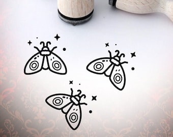 Moth Insects Ministamp