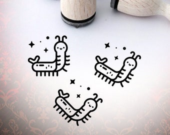 Centipede Insects Ministamp
