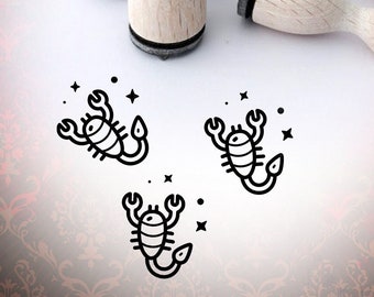 Scorpion Insects Ministamp