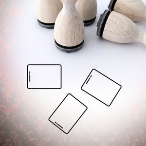 Mini-Stempel Rechteck Geometrie Stempel