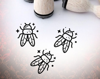 Zikade Insekten Ministempel Stempel