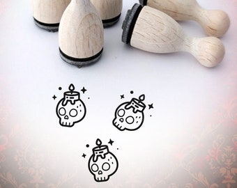 Vela de calavera Magic Mini sello de sello