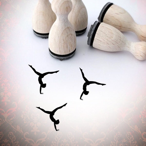 Yoga Handstand Bodenturnen Stempel Mini-Stempel