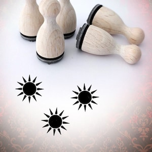 Sonne Sonnenstrahlen Mini Stempel Mini-Stempel