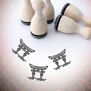 Japan Schrein Tor Ministempel Stempel