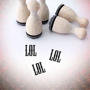 LOL Wort Stempel V4 Mini Stempel Mini-Stempel