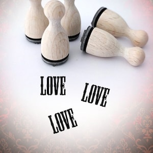 LOVE Wort Stempel V7 Mini Stempel Mini-Stempel