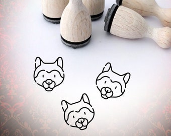 Wolf Animal Face Ministamp