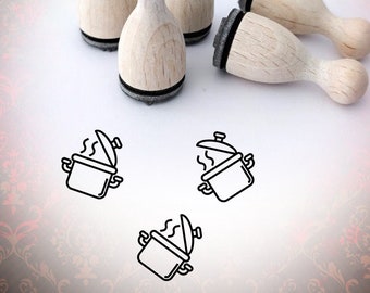 Cooking Pot Mini Stamp