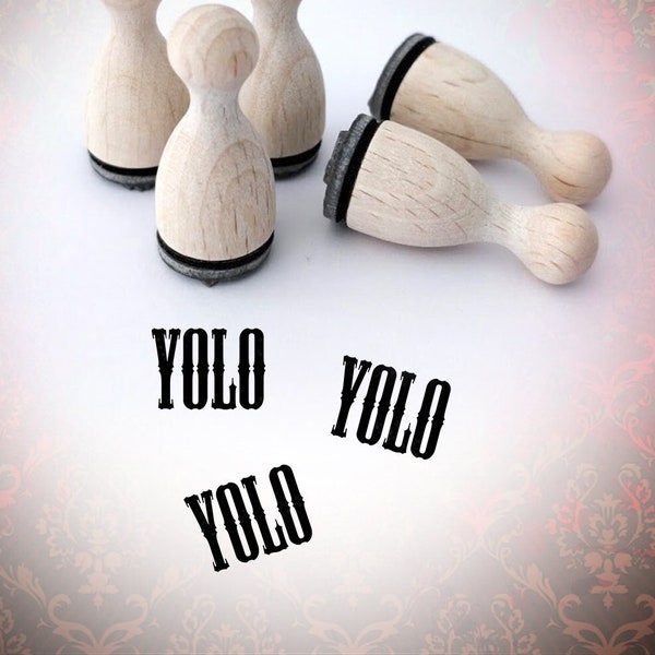 YOLO  Word V3  Mini Stamp