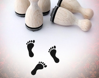 Footprint left foot Mini Stamp