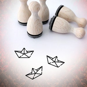 Paper Boat Mini Stamp