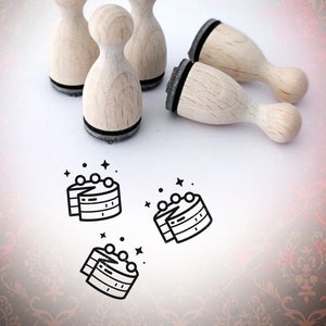 Mini Postzegel Cake Cake Stempel
