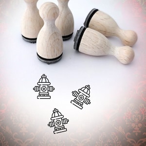 Brandkraan Stempel Mini Stempel