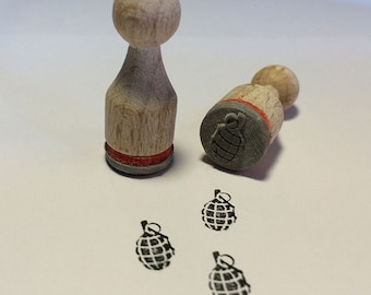 Timbre de MiniStempel Hand grenade