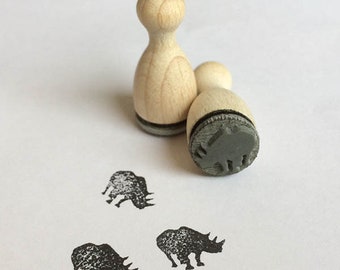 Nashorn Mini Stempel Mini-Stempel