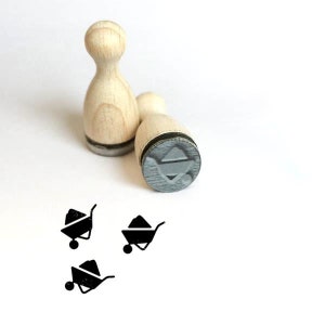 Kruiwagen Rubberstempel Rubberstempel