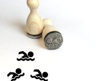 Mini Stamp swimming